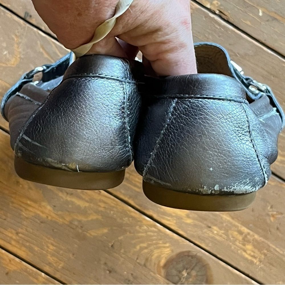 Coach Felicia Moccasin Leather Flats - Picture 6 of 7